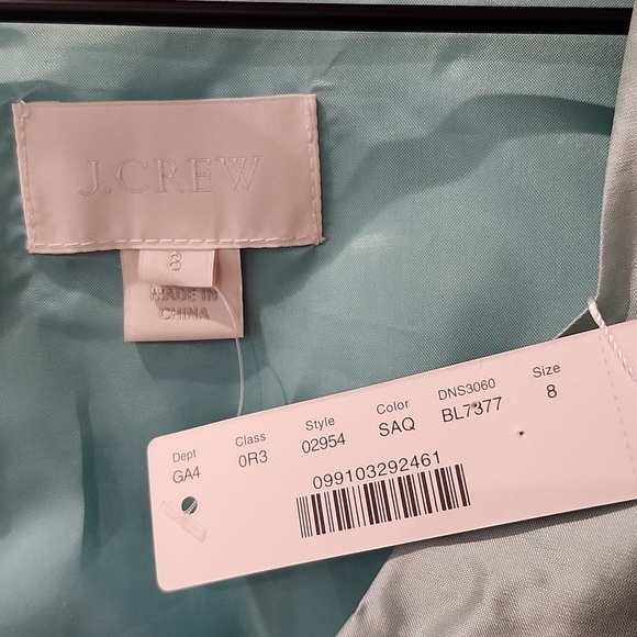 NWT Dupioni silk J Crew Weddings and Parties Dress - Picture 7 of 11